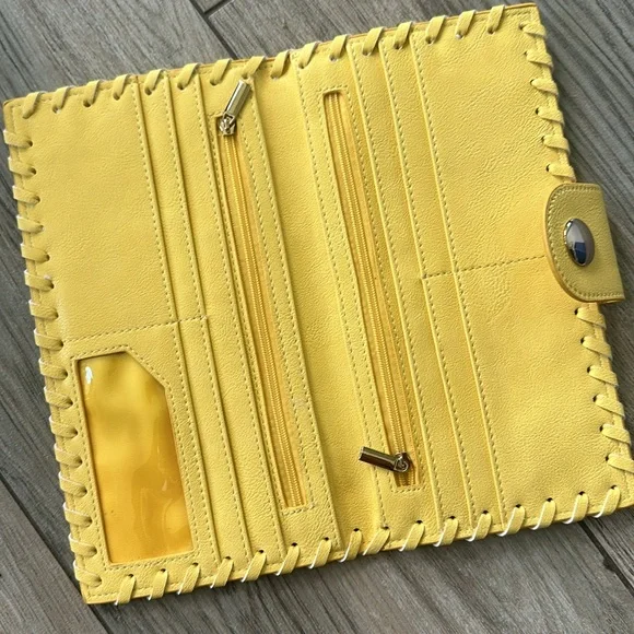 NWT yellow wallet clutch - Picture 3 of 4